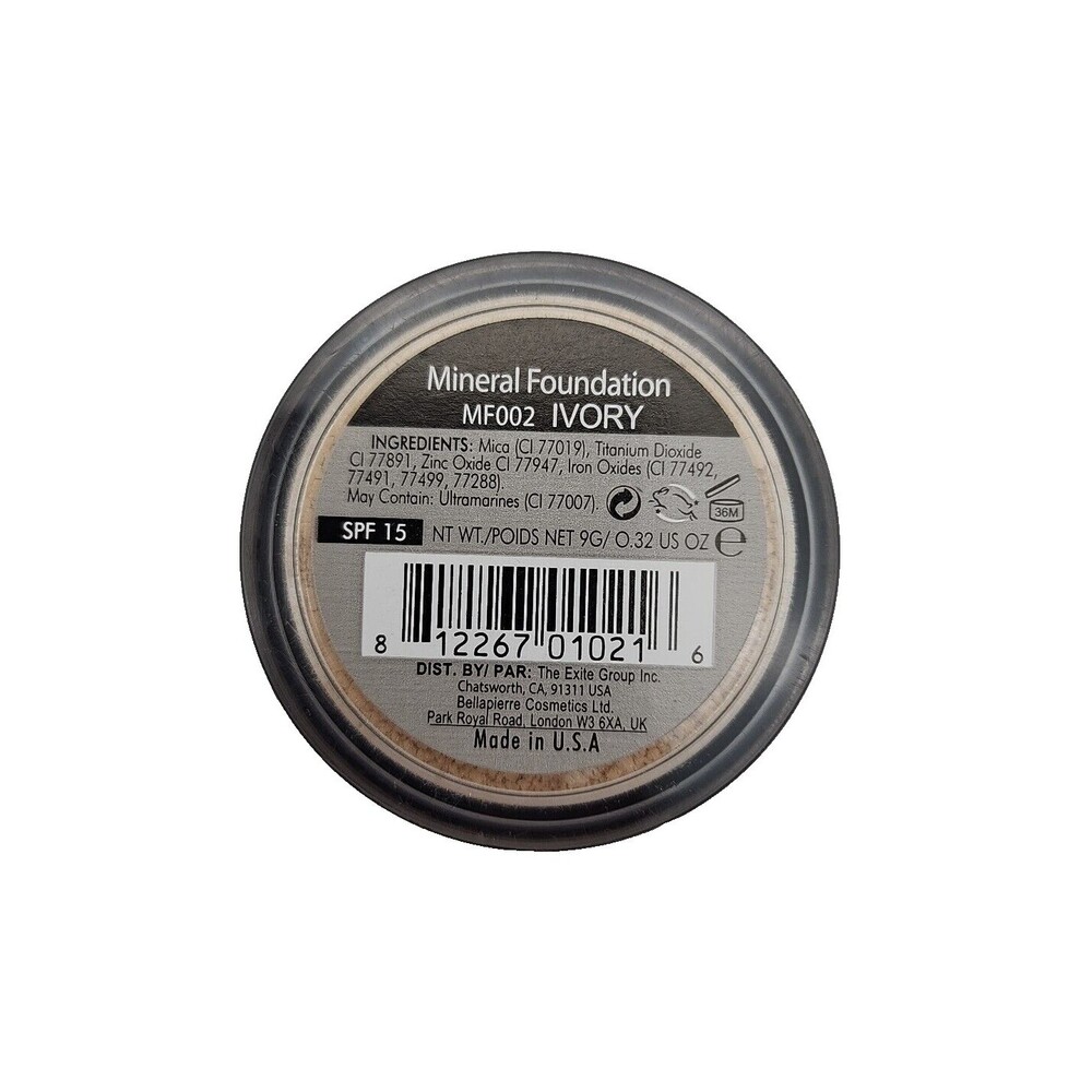 Bellapierre MF002-IVORY Loose Mineral Foundation Powder 9 Grams